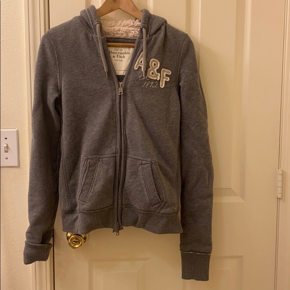 Zip up hoodie Abercrombie & Fitch